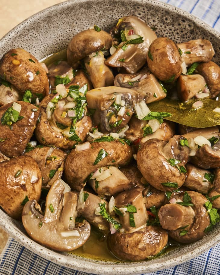 Marinated Mushrooms Recipe (With Garlic & Herbs) Kitchn